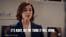 Its Risky But We Think It Will Work Bluff City Law GIF - Its Risky But We Think It Will Work Bluff City Law It Will Work GIFs