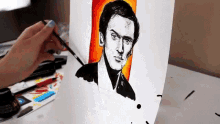 drip drips bruce campbell ink painting