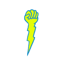 Yellow Lightning Hand Fist Up GIF - Yellow Lightning Hand Lightning Hand Fist Up GIFs