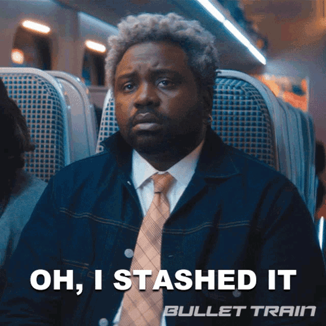 Oh I Stashed It Lemon GIF Oh I Stashed It Lemon Bullet Train