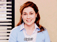 The Office Pam Beesly GIF - The Office Pam Beesly Right GIFs
