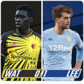Watford F.C. (0) Vs. Leeds United (1) Half-time Break GIF - Soccer Epl English Premier League GIFs