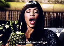 New Girl I Want Chicken Wings GIF - New Girl I Want Chicken Wings GIFs