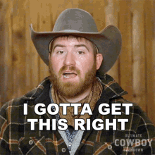 I Gotta Get This Right Keaton Barger GIF - I Gotta Get This Right Keaton Barger Ultimate Cowboy Showdown GIFs
