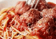 Pasta Spaghetti GIF - Pasta Spaghetti Meatballs GIFs