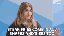Steak Fries Come In All Shapes And Sizes Too Equal GIF - Steak Fries Come In All Shapes And Sizes Too Equal Yum GIFs