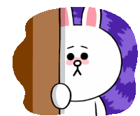 Cony Bunny Sticker - Cony Bunny Worried Stickers