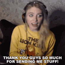 Thank You Guys So Much For Sending Me Stuff Qtcinderella GIF - Thank You Guys So Much For Sending Me Stuff Qtcinderella Thankful GIFs
