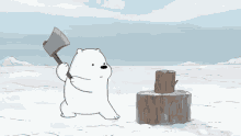 Ice Bear Baby Bear GIF - Ice Bear Baby Bear We Bare Bear GIFs