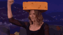 Cheese Head GIF - Conan Go Packers Go Pack Go GIFs