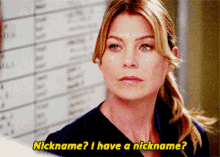 Greys Anatomy Meredith Grey GIF - Greys Anatomy Meredith Grey Nickname GIFs