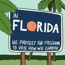 In Florida We Protect The Freedom To Vote How We Choose Florida Voters GIF - In Florida We Protect The Freedom To Vote How We Choose Florida Fl GIFs