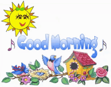 good morning sun wink birdhouse bird