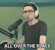 All Over The Place Brandon Clement GIF - All Over The Place Brandon Clement Everywhere GIFs