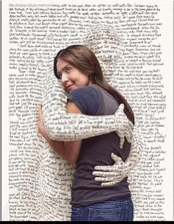 Book Hug GIF - Book Hug Bookworm - Discover & Share GIFs