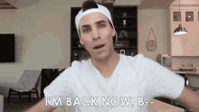 back now