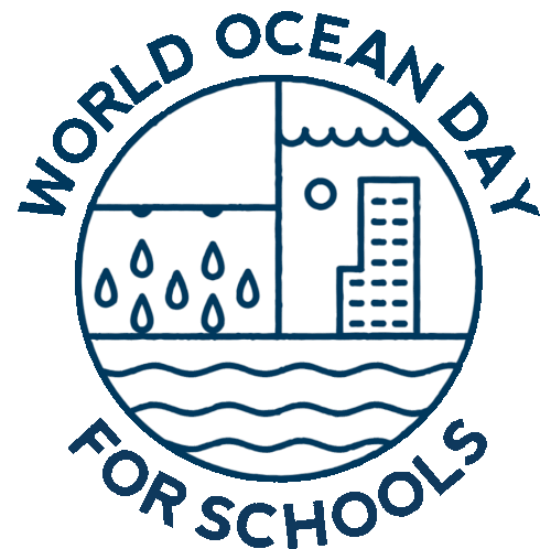 Protect Blue World Ocean Day Sticker - Protect Blue World Ocean Day World Ocean Day For Schools Stickers