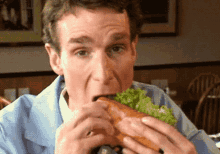Bill Nye Sandwich GIF - Bill Nye Sandwich Eating GIFs