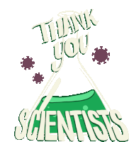 Thank You Scientists Covid Vaccine Sticker - Thank You Scientists Thank You Scientist Stickers