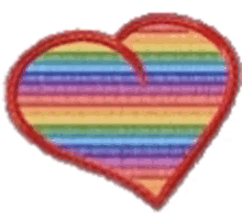 heart kidcore rainbow heart