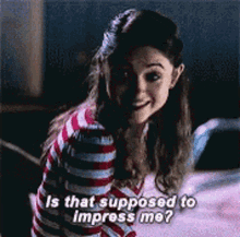 Is That Supposed To Impress Me Natalia Dyer GIF - Is That Supposed To Impress Me Natalia Dyer Impress Me GIFs