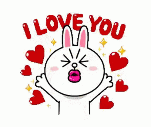 I Love You,hearts,love,bunny,In Love,smile,happy,gif,animated gif,gifs,meme...