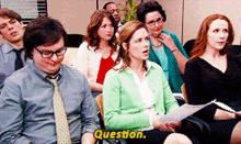 The Office Pam Beesly GIF - The Office Pam Beesly Question GIFs