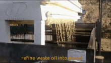 waste oil distillation machine refine waste oil into diesel