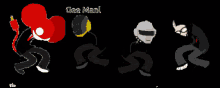 Thoma Bangalta And Gee Manl Daft Punk GIF - Thoma Bangalta And Gee Manl Daft Punk Deadmaus GIFs