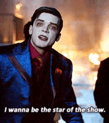 I Wanna Be The Star Of The Show Jeremiah Valeska GIF - I Wanna Be The Star Of The Show Jeremiah Valeska The Star Of The Show GIFs