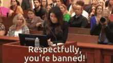 Camille Vasquez Youre Banned GIF - Camille Vasquez Youre Banned Banned GIFs