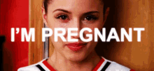 I'M Pregnant - Glee GIF - Glee Quinn Fabray Dianna Argon GIFs