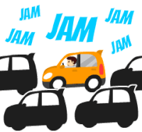 Jam Traffic Sticker - Jam Traffic Myvi Stickers