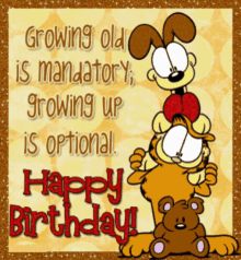 Garfield Odie GIF - Garfield Odie Happy Birthday GIFs
