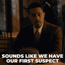 Sounds Like We Have Our First Suspect Isaiah Buchanan GIF - Sounds Like We Have Our First Suspect Isaiah Buchanan Murdochmysteries GIFs