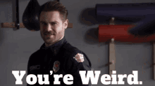 Station19 Jack Gibson GIF - Station19 Jack Gibson Youre Weird GIFs