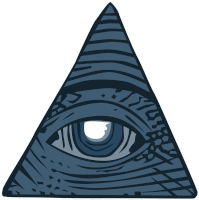 Illuminati Eye Sticker - Illuminati Eye Watching You Stickers
