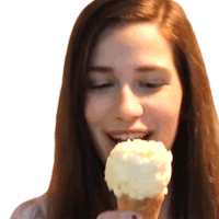 Eating Ice Cream Marissa Rachel Sticker - Eating Ice Cream Marissa Rachel Yummy Stickers
