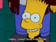 Bart Simpson The S Impsons GIF - Bart Simpson The S Impsons Rockstar GIFs