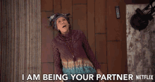 I Am Being Your Partner Frankie GIF - I Am Being Your Partner Frankie Lily Tomlin GIFs