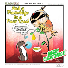 Partridge In A Pear Tree Xmas Jokes GIF - Partridge In A Pear Tree Xmas Jokes First Day Of Christmas GIFs