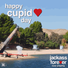 Happy Cupid Day Johnny Knoxville GIF - Happy Cupid Day Johnny Knoxville Steve O GIFs