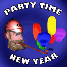 Party Time New Year GIF - Party Time New Year Its A Party GIFs