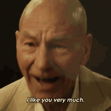 I Like You Very Much Jean Luc Picard GIF - I Like You Very Much Jean Luc Picard Star Trek Picard GIFs
