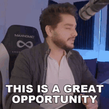 This Is A Great Opportunity Ignace Aleya GIF - This Is A Great Opportunity Ignace Aleya This Is Your Chance GIFs