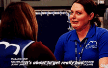 Superstore Dina Fox GIF - Superstore Dina Fox Its About To Get Really Bad GIFs