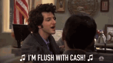 Im Flush With Cash Singing GIF - Im Flush With Cash Singing Mocking GIFs
