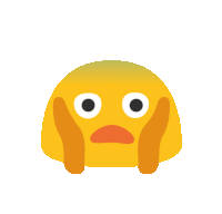 Emoji Screams Sticker - The Blobs Live On Shocked Oh No Stickers