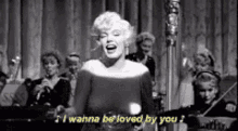 Marilyn Monroe I Wanna Be Loved By You GIF - Marilyn Monroe I Wanna Be Loved By You Singing GIFs