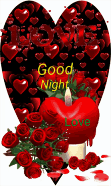 Good Night Love GIF - Good Night Love Heart GIFs